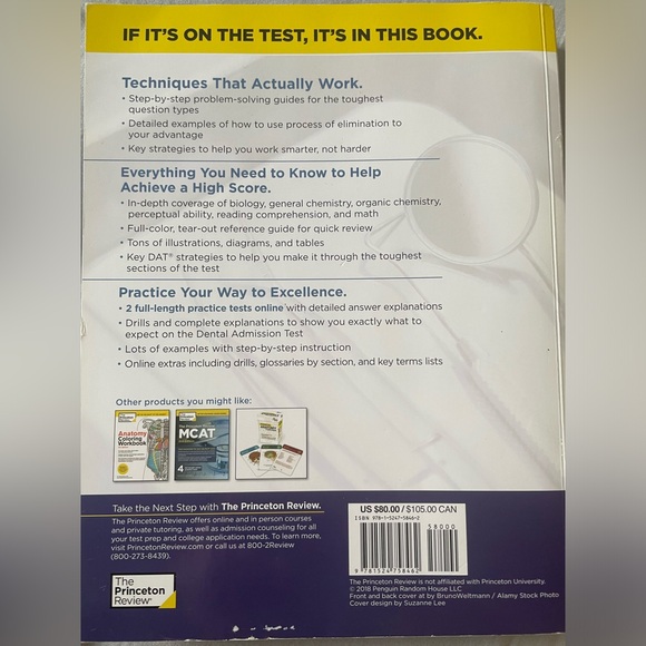 Cracking the DAT, Princeton Review - Picture 2 of 2